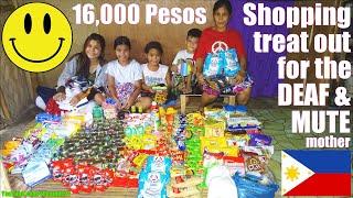 16,000 Pesos Worth of Gifts for the Filipina Mother Who is DEAF and MUTE. Life in the Philippines