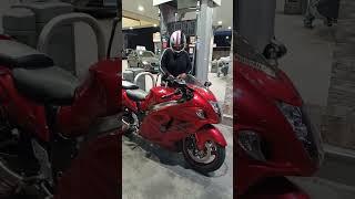 Filling up the Hayabusa.