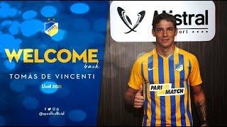 Tomas De Vincenti Welcome to APOEL FC -  Amazing Skills Show & Goals