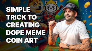 Create Your Own $1B Meme Coin Character Art [ Tutorial ]