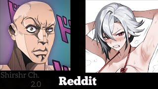 GENSHIN IMPACT vs REDDIT (The Rock Reaction Meme) ARLECCHINO Only!