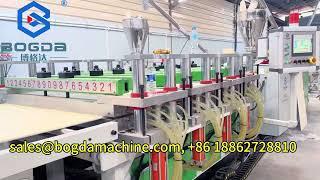 15mm PVC Foam Board Making Machine in Algeria, BOGDA Machine