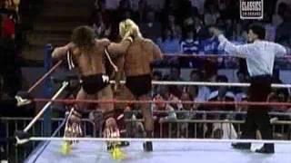 Ultimate Warrior Vs Greg The Hammer Valentine 1989 WWF