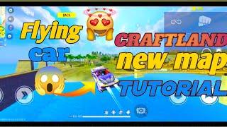 Flying car In Free Fire  How to make craftland  flying car #tutorial#freefirelovers #freefire