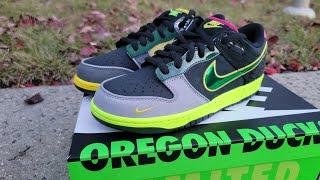 Sneakerhead Saturday: Nike Dunk Low What the Duck Home University of Oregon PE