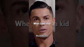 Cristiano Ronaldo telling about his struggling days when they couldn't afford burgers