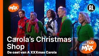 De cast van A XXXmas Carola - Carola's Christmas Shop | TIJD VOOR MAX