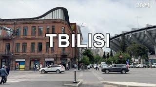 Tbilisi Walking Tour: Station Square to Liberty Square, May 2024 4K
