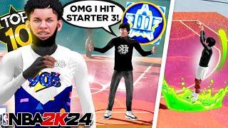 TOP REP LEGEND HELPS A STARTER 2 REP UP IN NBA 2K24! I HELPED HIM UNLOCK THE BEST *SECRET* JUMPSHOT!