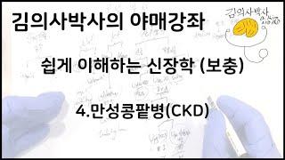 쉽게 이해하는 신장학 보충-4. 만성콩팥병(CKD, chronic kidney disease) [김의사박사의 야매강좌]