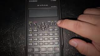 COMO ENCENDER UNA CALCULADORA (Casio fx-82ms)