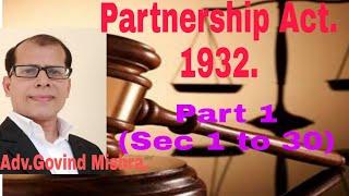 Indian Partnership Act.1932