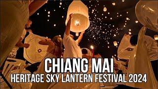 CHIANG MAI HERITAGE SKY LANTERN FESTIVAL 2024