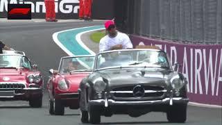 Lewis Hamilton vibing at the Drivers Parade - Miami GP 2023