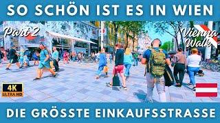 Österreich Wien  So schön ist Wiens größte Einkaufsstraße - Mariahilfer Straße Spaziergang 4K