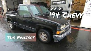 94 Chevy 350 Stepside Single Cab / The Tire Garage TV Ep28