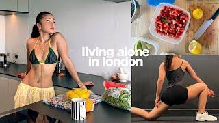 Living Alone | What I Eat in A Week, Workout Routine