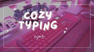 Cozy Keyboard ASMR Typing On Zoom75 with Pink Lotus Linear Switches