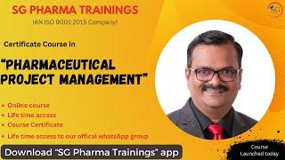 Pharmaceutical Project Management |  Demo Class I SG Pharma trainings