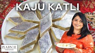 The BEST Kaju Katli Recipe | Cashew Burfi Recipe