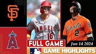 San Francisco Giants Vs. Los Angeles Angels FULL GAME HIGHLIGHTS Jun 14, 2024 | MLB Season 2024