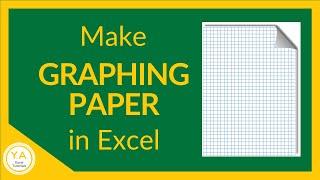 How to Make Graph Paper in Excel - Tutorial