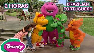 É assim que fazemos amigos | Músicas de amizade para crianças | Episódios completos | Barney