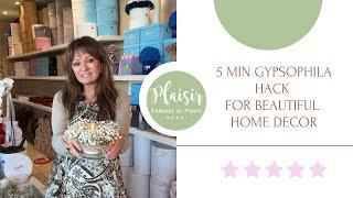 5 Minute Gypsophila Hack for Beautiful Holiday Decor