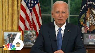 President Joe Biden's FULL Oval Office speech after dropping reelection bid