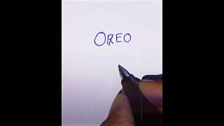 if Oreo had a logo#shorts #trending #logo