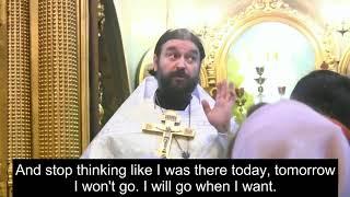 Russian Priest (Tkachev) Says: Don't You DARE Not Go To Church on Sundays