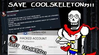 MY CHANNEL GOT HACKED!! (COOLSKELETON95)