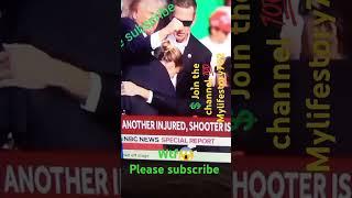 shots fired at Donald Trump at rally 🫣#crazy #viralvideo #2k #sub #goals #life