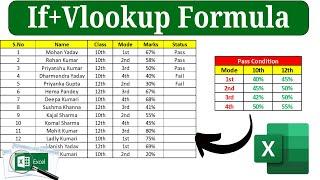 Vlookup with IF Formula | How to Use if and Vlookup Functions Together in Excel
