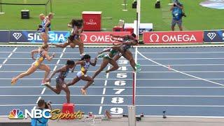 Tobi Amusan, Keni Harrison duel in women's 100m hurdles at Diamond League Silesia | NBC Sports