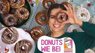 Donuts wie bei Dunkin Donuts / Donuts ganz einfach selber machen / Kikis DONUTS