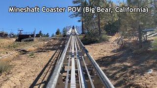 Mineshaft Coaster POV [Magic Mountain // Big Bear, California] 10/11/20