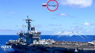 The ULTIMATE TACTIC of U.S Aircraft Carriers when confronting RUSSIAN SPY PLANES!