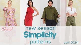 New Season Simplicity Patterns - April 2024