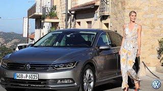 Der neue VW  Passat -Präsentation auf Sardinien mit Lena Gercke und Adrien Brody