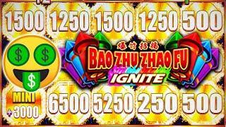 NEW Bao Zhu Zhao Fu Ignite slot - BIG WIN Bonus on 2nd Attempt! Chasing a Quadruple Pop at Yaamava!