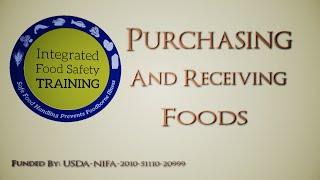 (Part 7): Purchasing and Receiving Foods