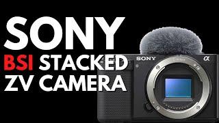 SONY ZV Camera with BSI Stacked APS-C Sensor