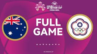 AUS v TPE | Full Basketball Game | FIBA U18 Women's Asia Cup 2024 | Divison A | Group Phase