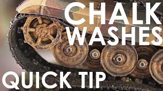 Making Chalk Washes for Scale Models - Quick Tip