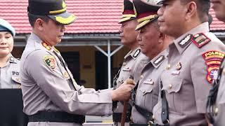 Kegiatan Upacara Serah Terima Jabatan di Lingkungan Polres Kotawaringin Barat