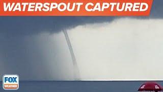 Watch: Waterspout Spins off Hilton Head Island, South Carolina