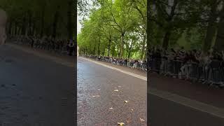 King Charles III being driven to Buckingham Palace. #kingcharles #kingcharlesiii