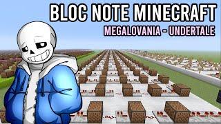 Undertale Megalovania - Bloc note, Minecraft