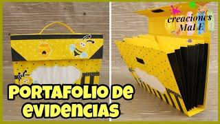 PORTAFOLIO DE EVIDENCIA PASO A PASO CON UNA CAJA DE CEREAL|| DIY